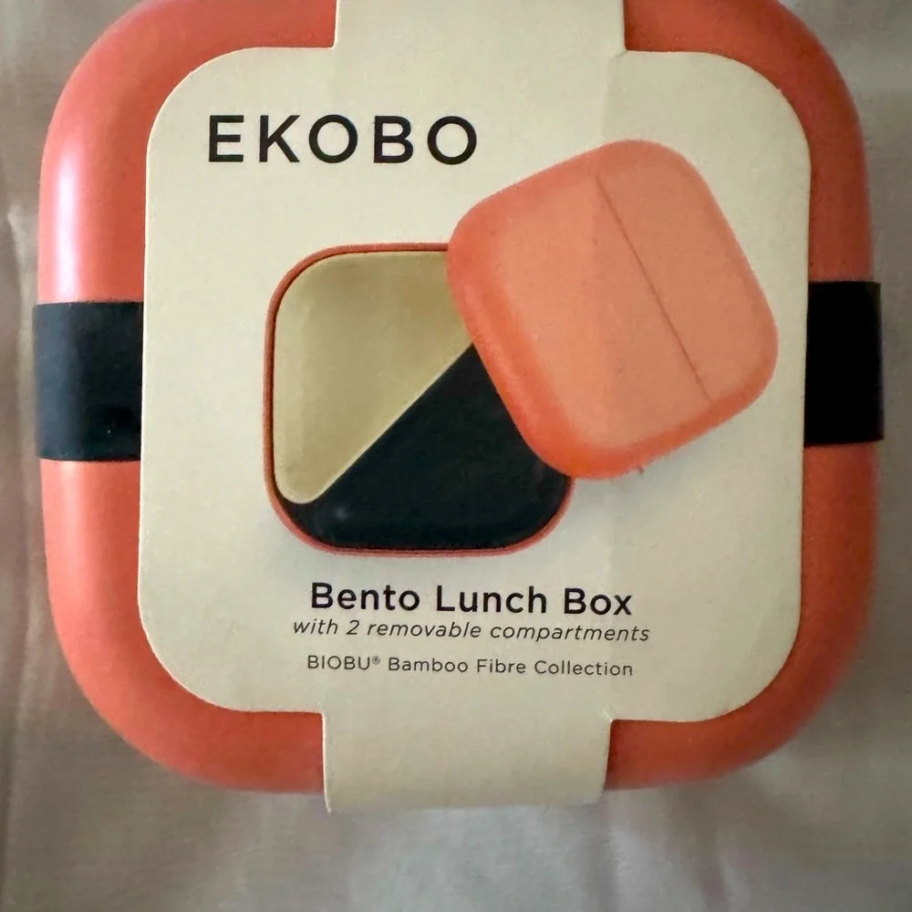 Ekobo Bento lunch Box - NWT - Say no to plastic & hello eco-friendly containers